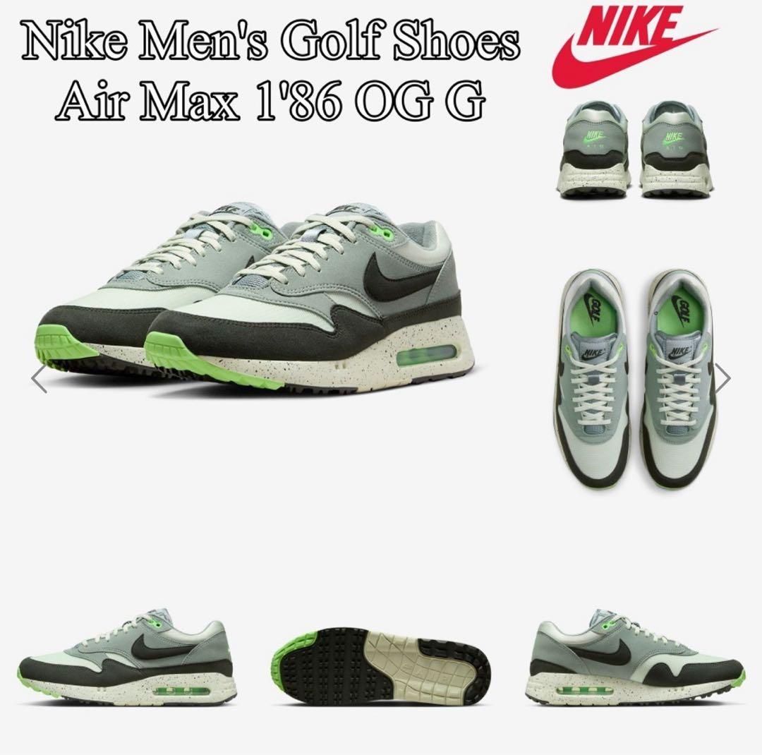 美品 ナイキ エア マックス 1 '86 OG G ゴルフシューズAIR MAX