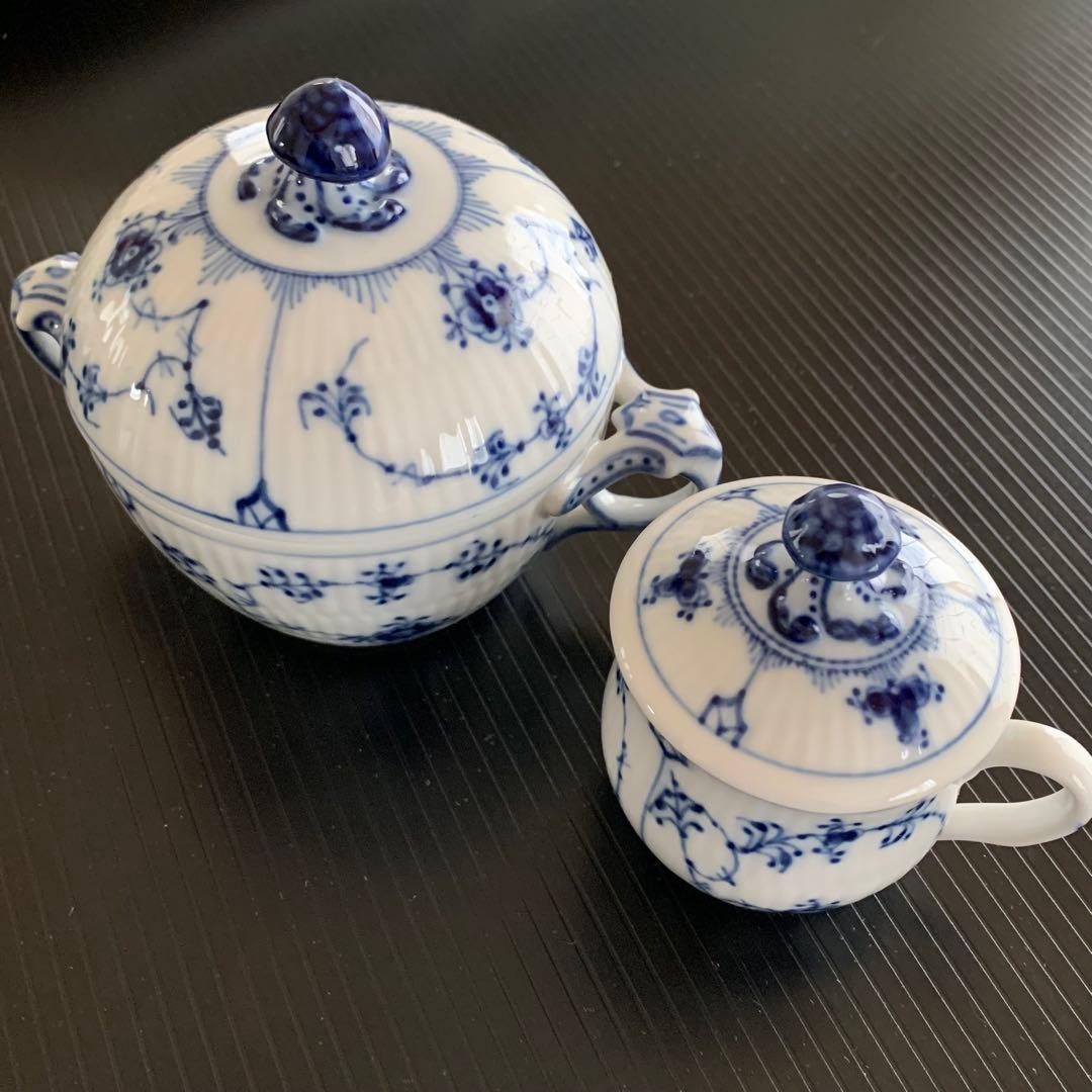 ロイヤルコペンハーゲン シュガーポット & カスタードカップ