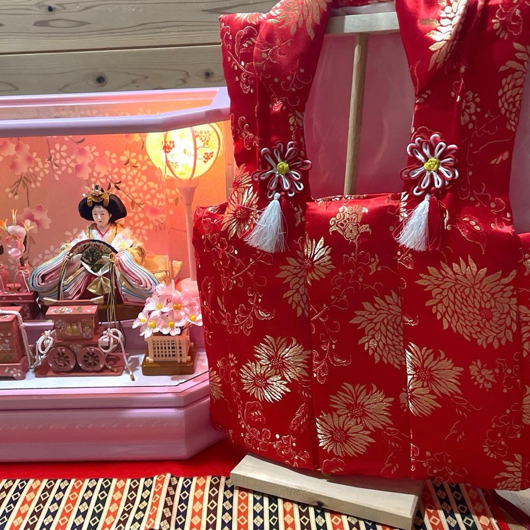 新品❗️新王飾り　ひな人形　雛飾り　おまけ付き 　送料無料　匿名配送　軽量