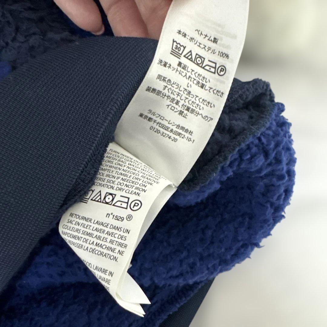 ラルフローレン フリース パーカー