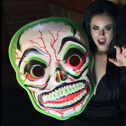 No.5205 Death 壁掛け ホラー デコレーション スカル グリーン