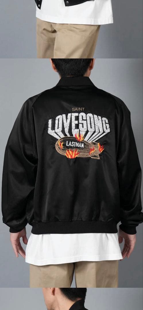 セントマイケル　ラストマン　コラボ　サテンジャケット