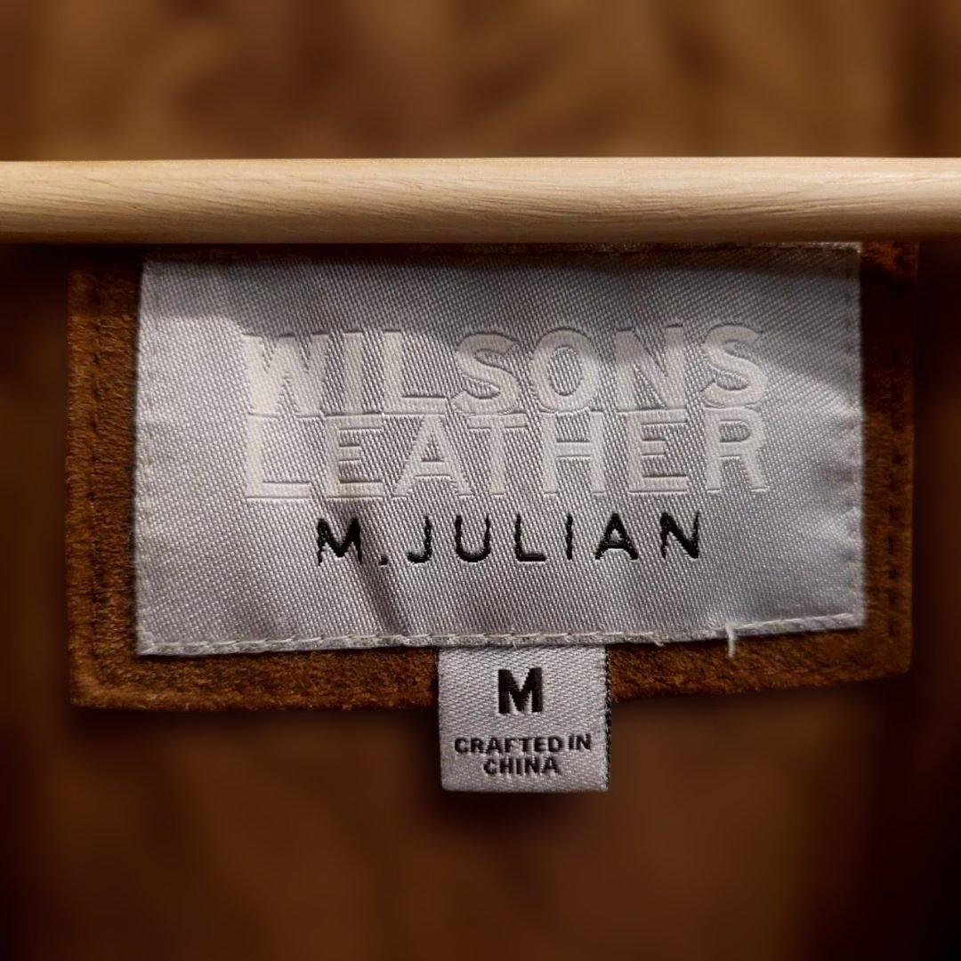 WILSON'S LEATHER ブラウンスウェード レザージャケット
