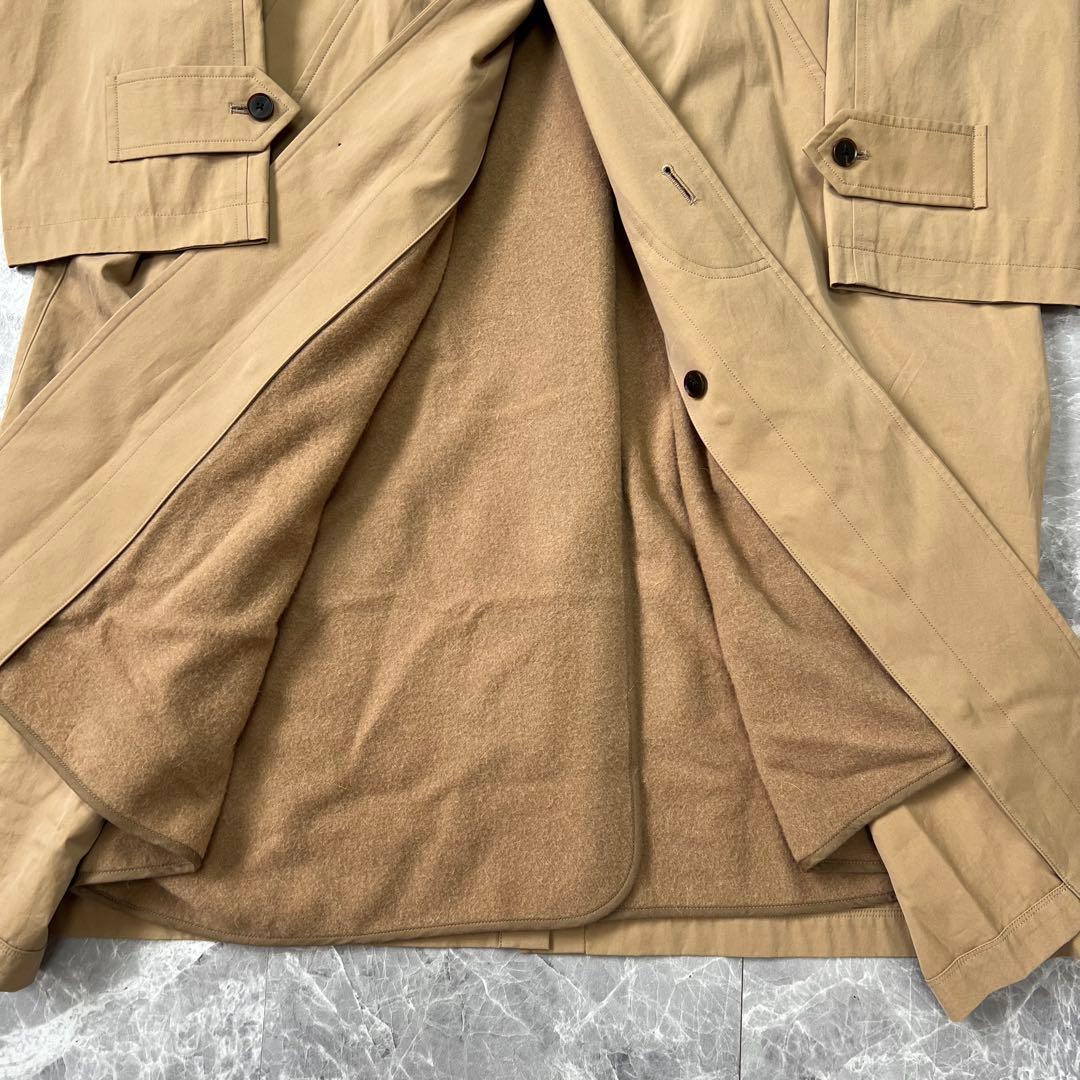 定価13.2　タグ付　オーラリー　ステンカラーコート　ベルト　ライナー　ベージュ