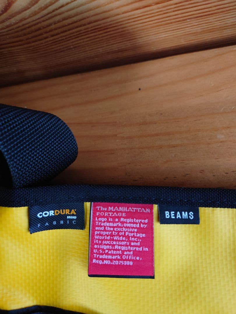 【極美品】マンハッタンポーテージ ビームス イエロータグ メッセンジャーバッグ