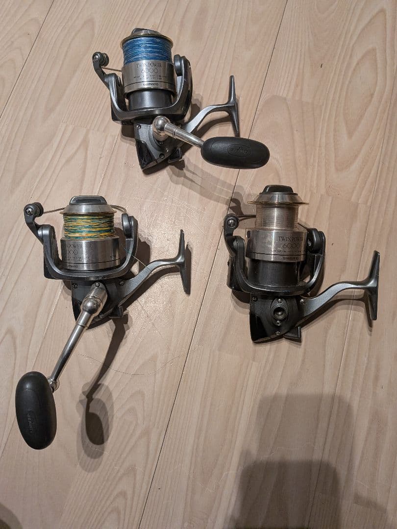 SHIMANO TWIN POWER 6000、5000 スピニングリールセット