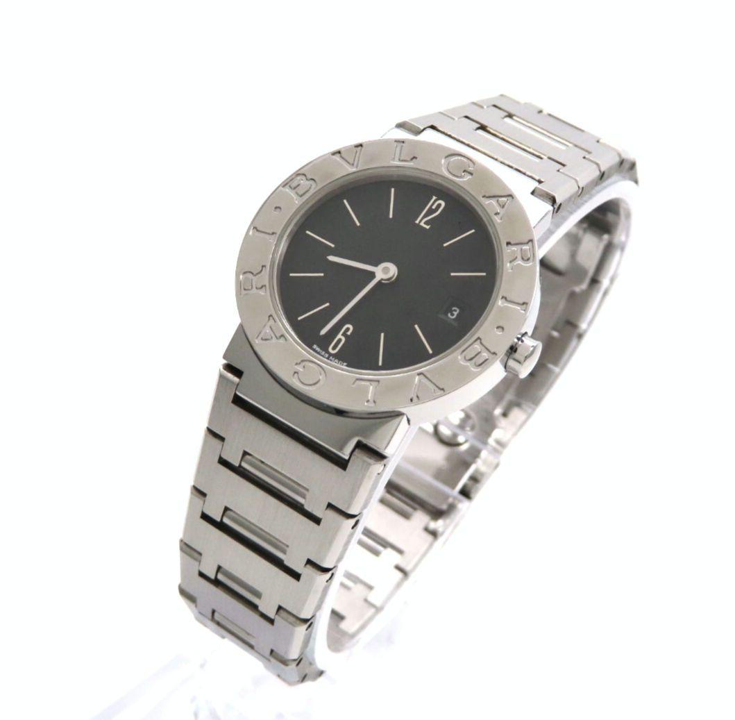 【BB26SS】BVLGARI ’ブルガリ時計’ ブラック レディース☆極美品☆