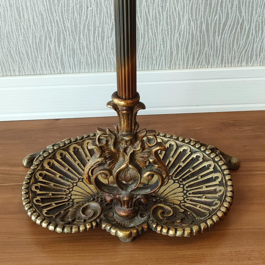 アンティーク　傘立て　杖立て　真鍮　鋳物　アンブレラスタンド