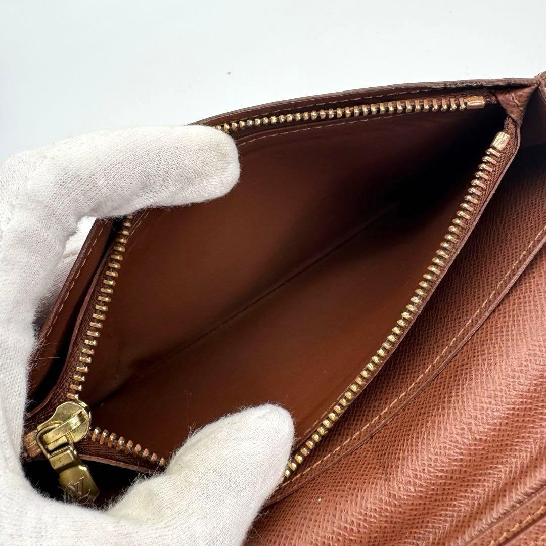 【新型・美品・箱・袋付き】ルイヴィトン　モノグラム　ブラザ　長財布　カード16枚