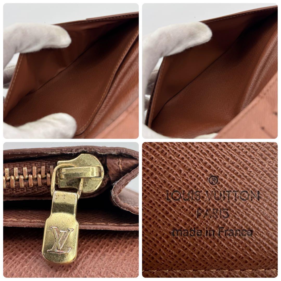 【新型・美品・箱・袋付き】ルイヴィトン　モノグラム　ブラザ　長財布　カード16枚