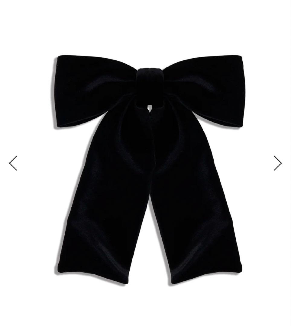 ヘアアクセサリー heyep Large Velour Ribbon Scrunchie