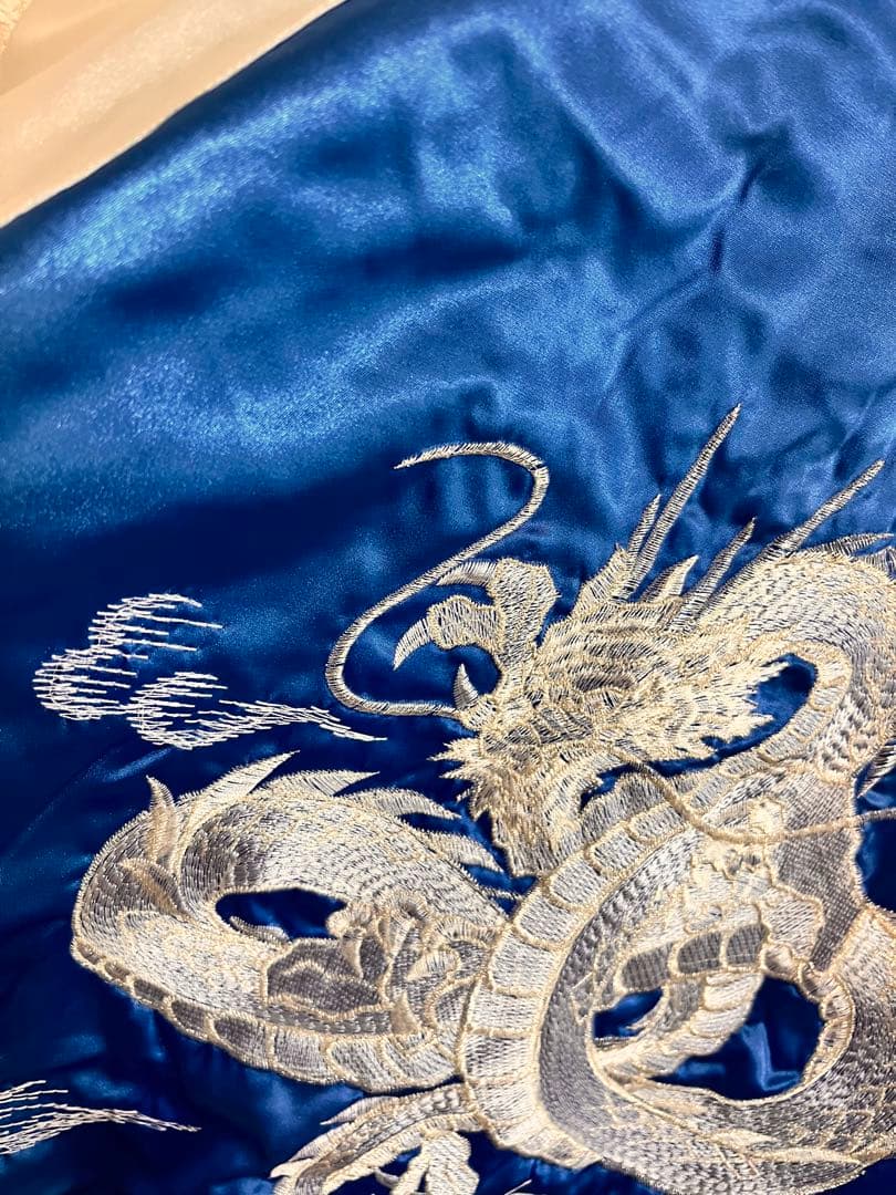 ［新品］スカジャンブルー　LL