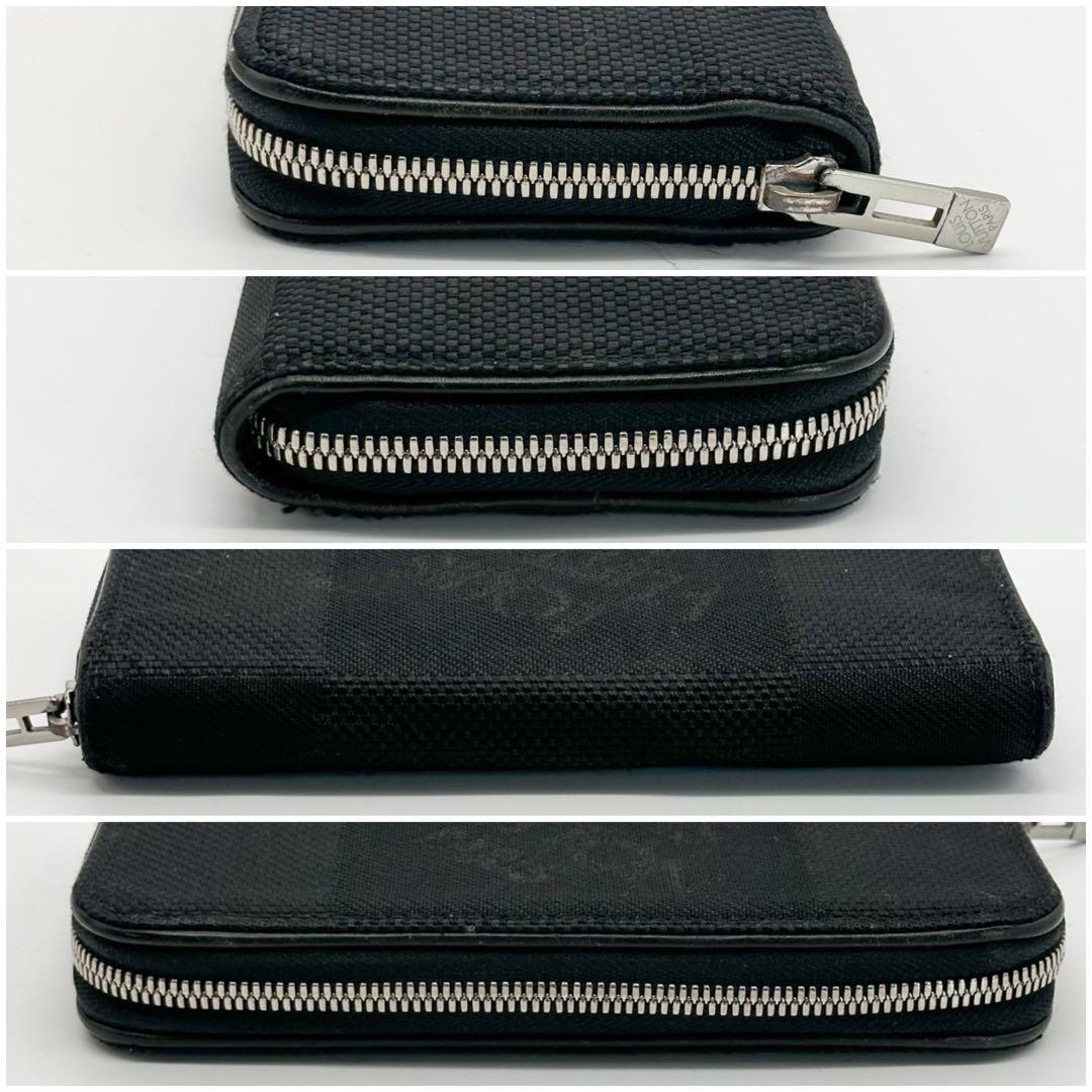 ルイヴィトン ポルトフォイユ ロン ジェアン ダミエ ヴェルティカル ラウンド