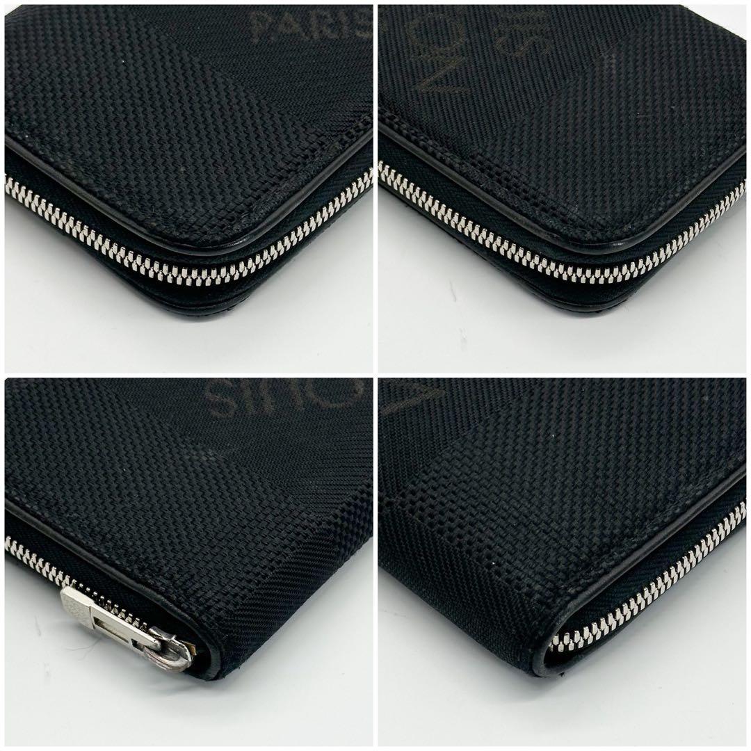 ルイヴィトン ポルトフォイユ ロン ジェアン ダミエ ヴェルティカル ラウンド