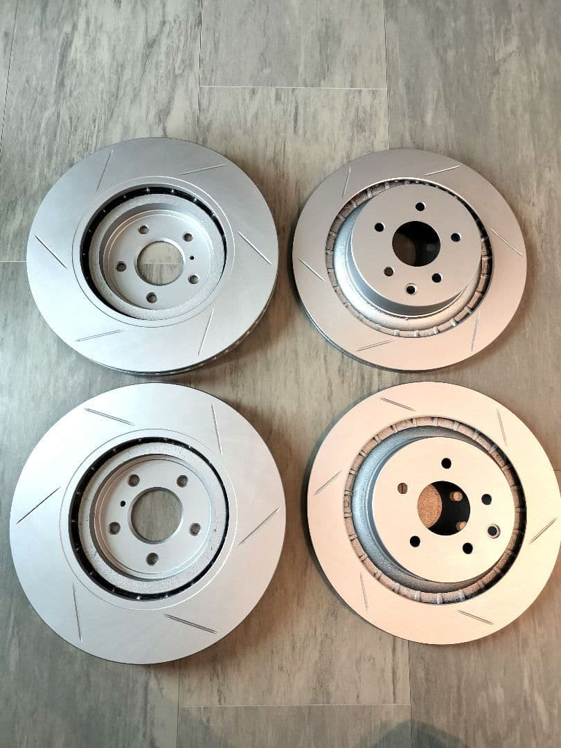 フェアレディZ RZ34 スリットブレーキローター4枚セット