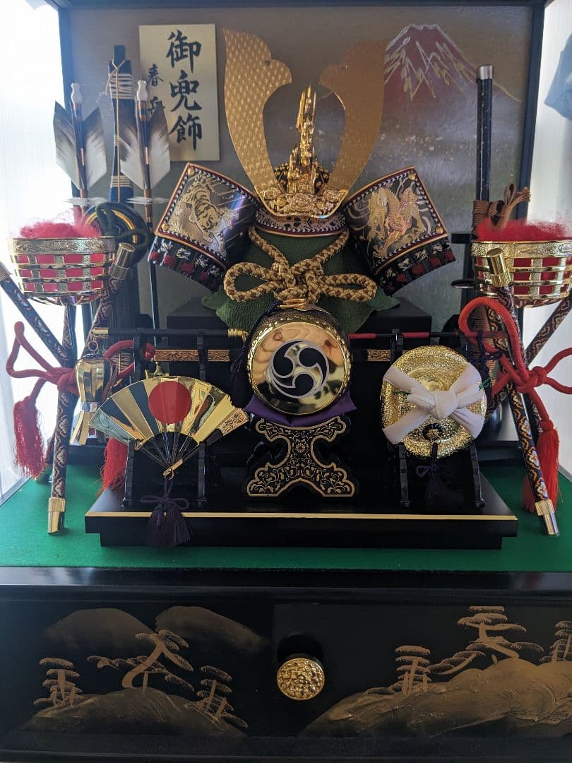 五月人形！ケースいり・オルゴール付き