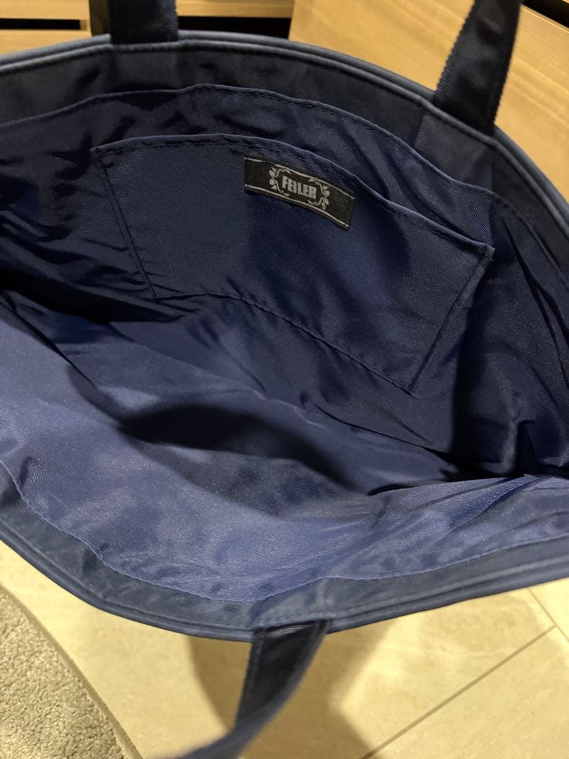 学校FEILER ネイビー トートバッグ very