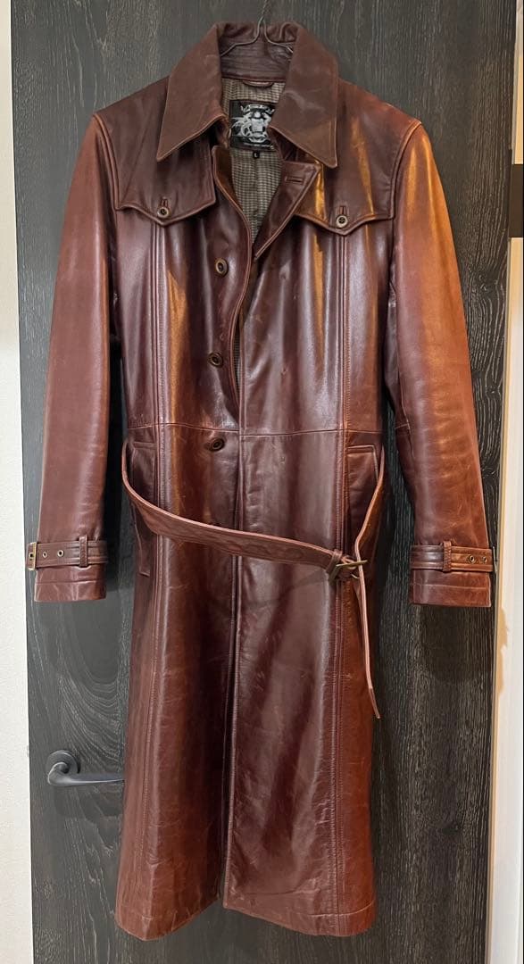 【希少モデル】TORNADO MART バッファロー 本革ロングコートLサイズ