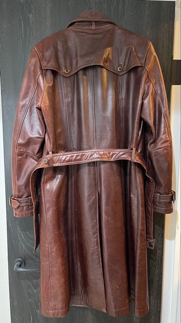 【希少モデル】TORNADO MART バッファロー 本革ロングコートLサイズ