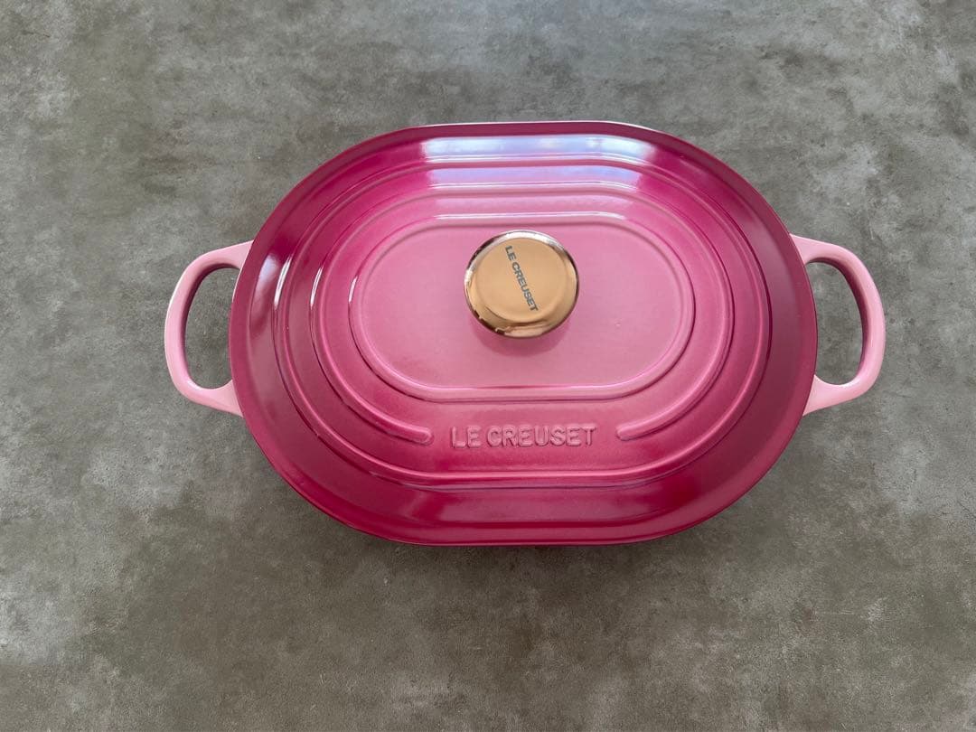 限定色新品　ル・クルーゼ　シグニチャー オブロング・マルミット 31cm ベリー