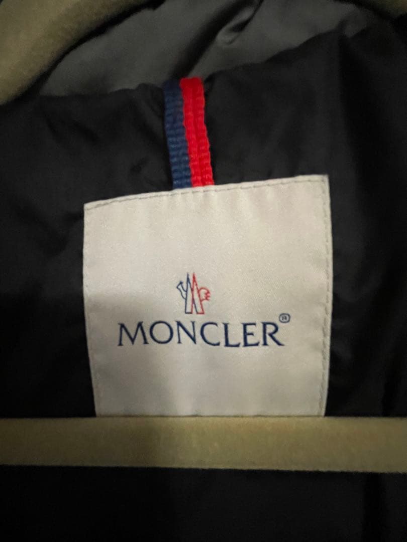 MONCLER グレー ダウンジャケット ロング丈　サイズ00