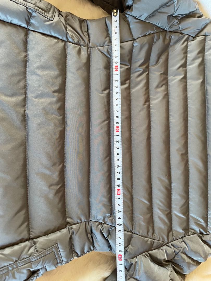MONCLER グレー ダウンジャケット ロング丈　サイズ00