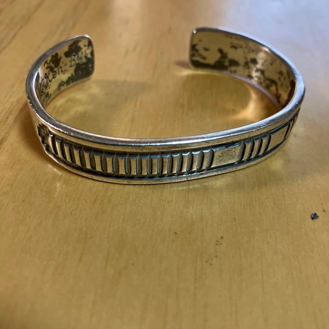 ナバホ族アーティスト　メアリー&ケン.ビル　バングル