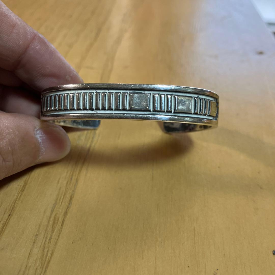 ナバホ族アーティスト　メアリー&ケン.ビル　バングル