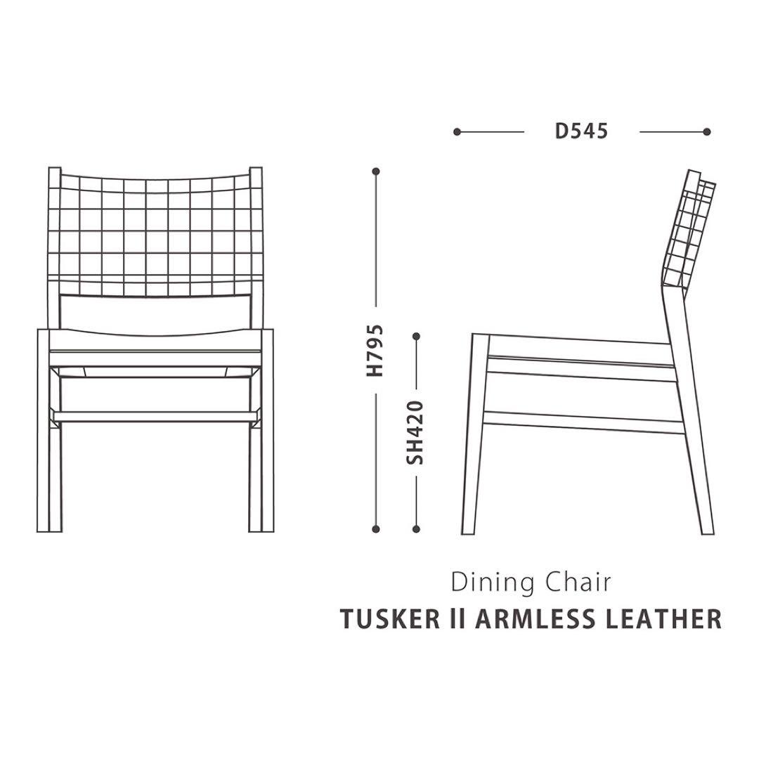 NOWHERE LIKE  ダイニングチェア タスカーⅡ レザー④