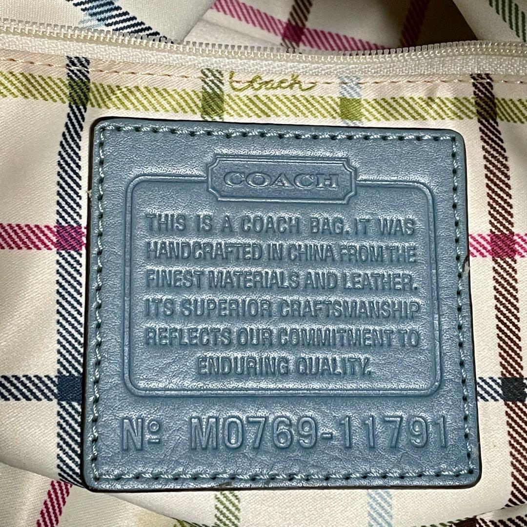 COACH コーチ ヘリテージストライプ トートバッグ 11791 肩掛け