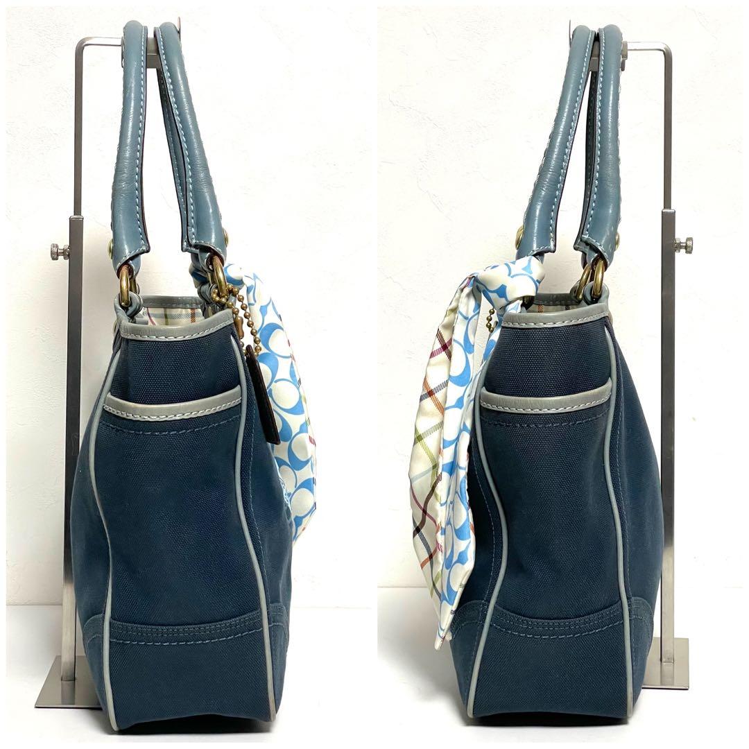 COACH コーチ ヘリテージストライプ トートバッグ 11791 肩掛け