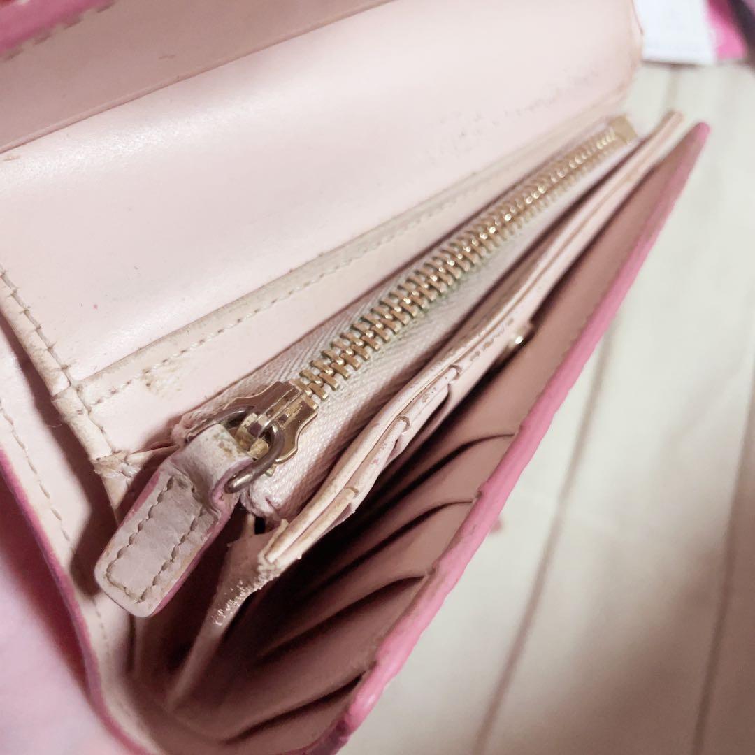 MCM パウダーピンク 財布 3つ折り