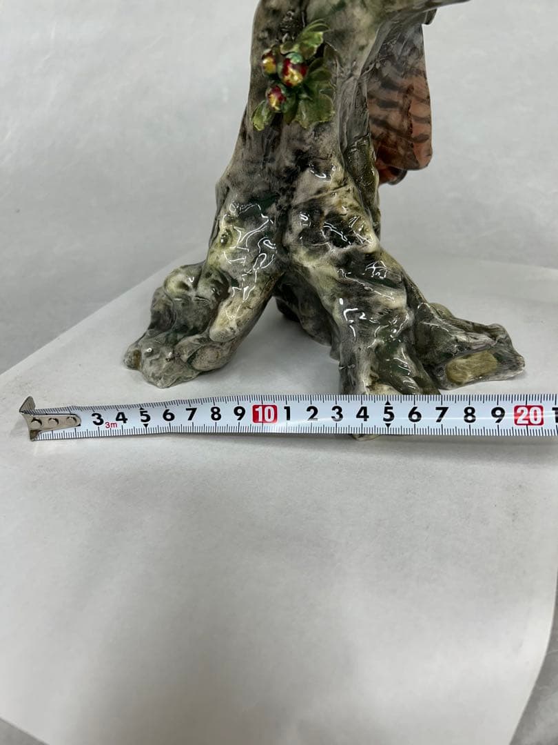 オウム　置き物　イタリア製　オブジェ　コレクション 鳥