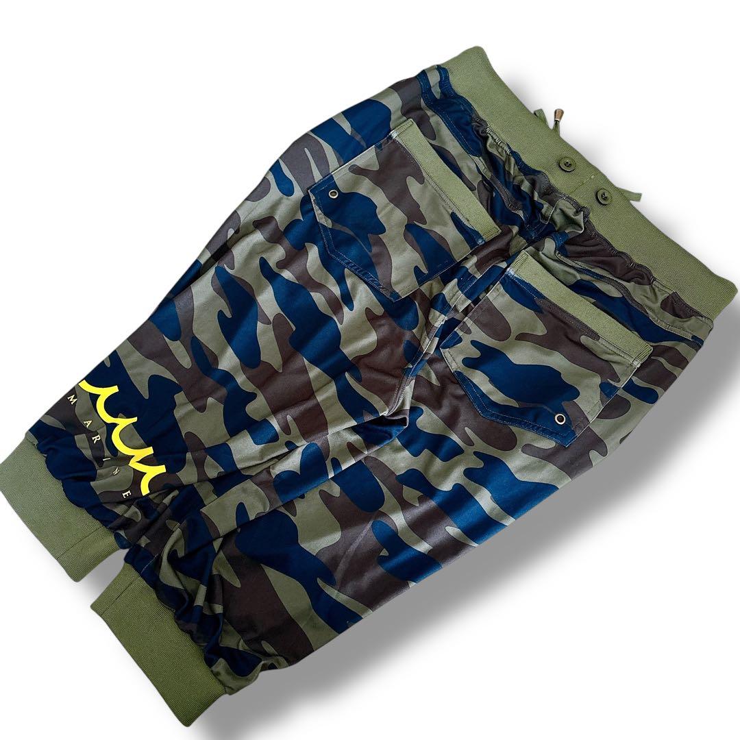MUTA MARINE ハーフパンツ クロップドパンツ 水陸両用 カモフラ柄 L