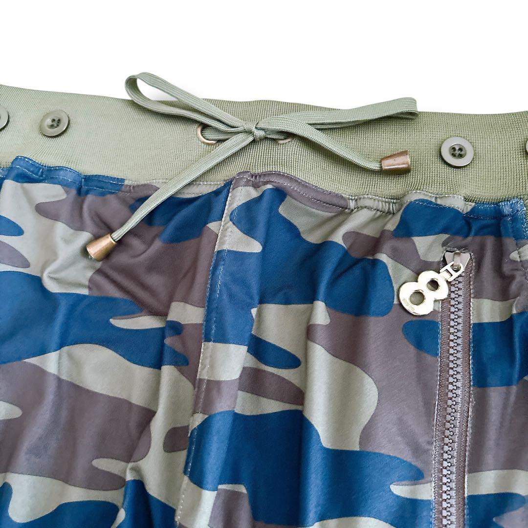 MUTA MARINE ハーフパンツ クロップドパンツ 水陸両用 カモフラ柄 L