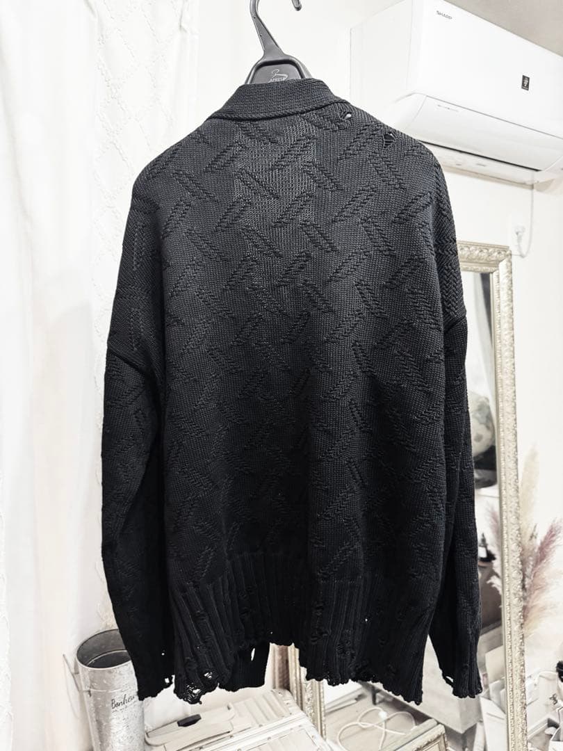 marni ダメージ加工　カーディガン　25ss マルニ　ニット　タグ付き　美品