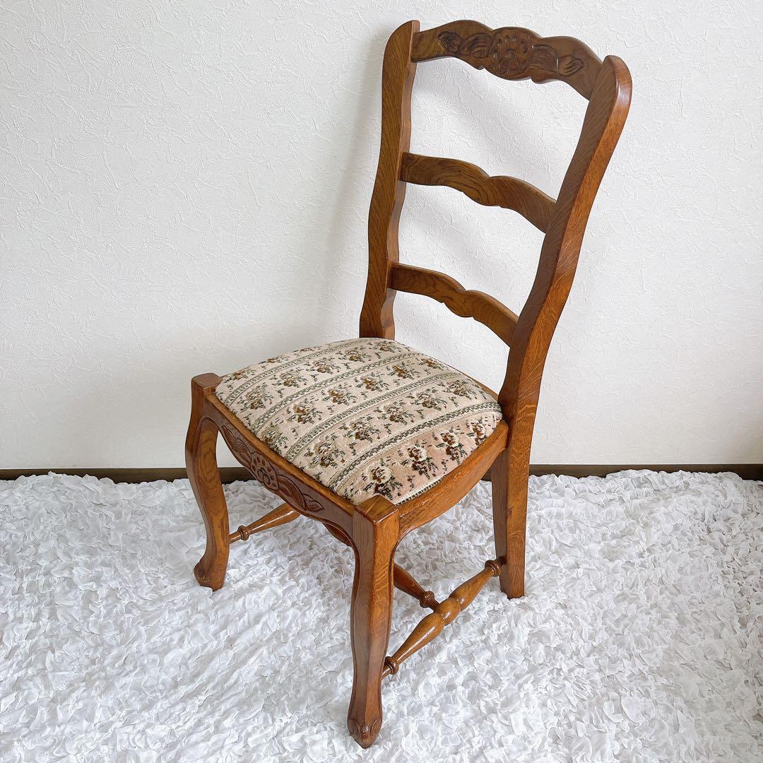 木製 椅子 猫脚 ネコ脚 アンティークチェア ヴィンテージ ヨーロッパ製 東欧製