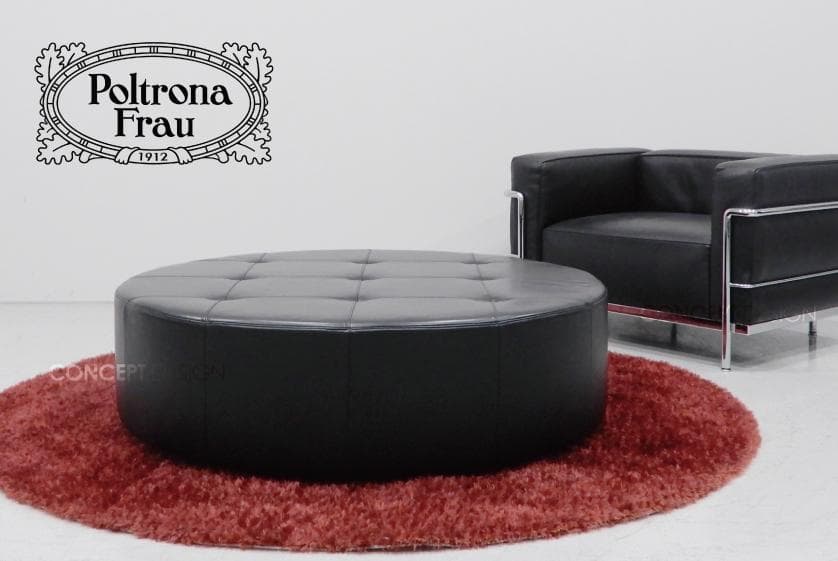 極上品ポルトローナフラウ■PUFF CUBOソファオットマン■カッシーナ