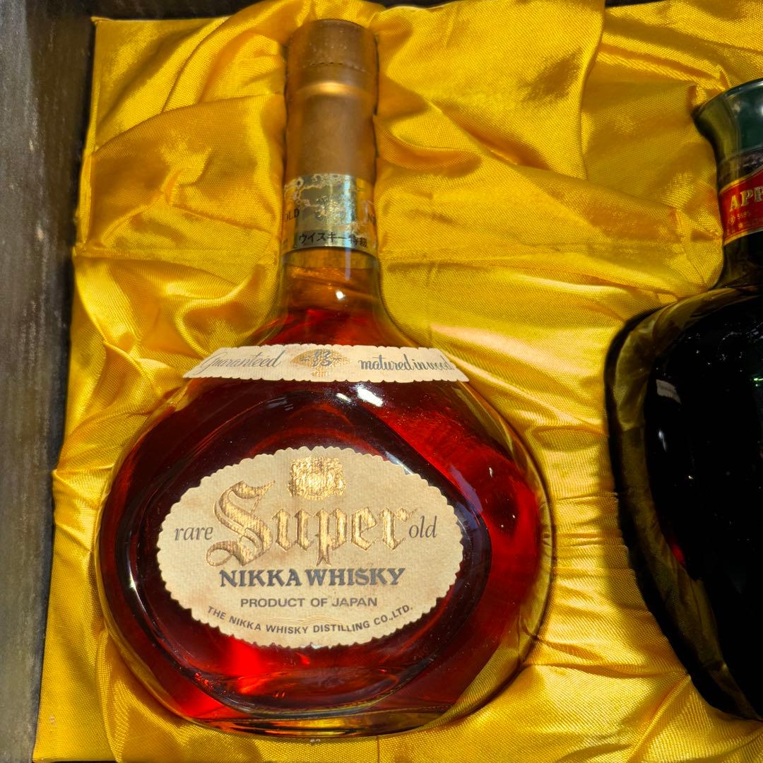 蔵出し！✴︎古酒・未開栓スーパー ニッカウヰスキー 特級 & ニッカアップルワイン