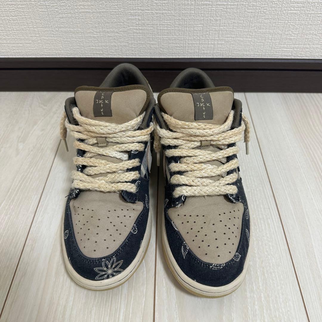 靴 Travis Scott x Nike Dunk SB low 27cm