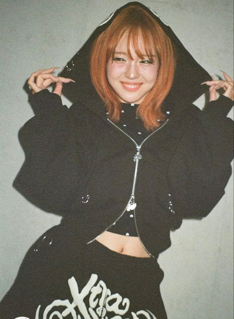 Xtra Ordinary Cropped Zip Hoodie Lサイズ　XG