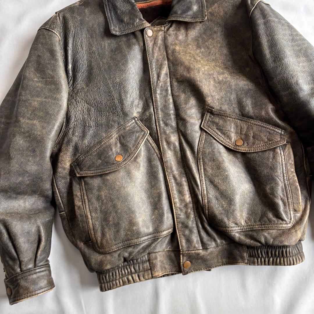 ジャケット・アウター 80s-90s Wind Armor A-2 type leather JKT