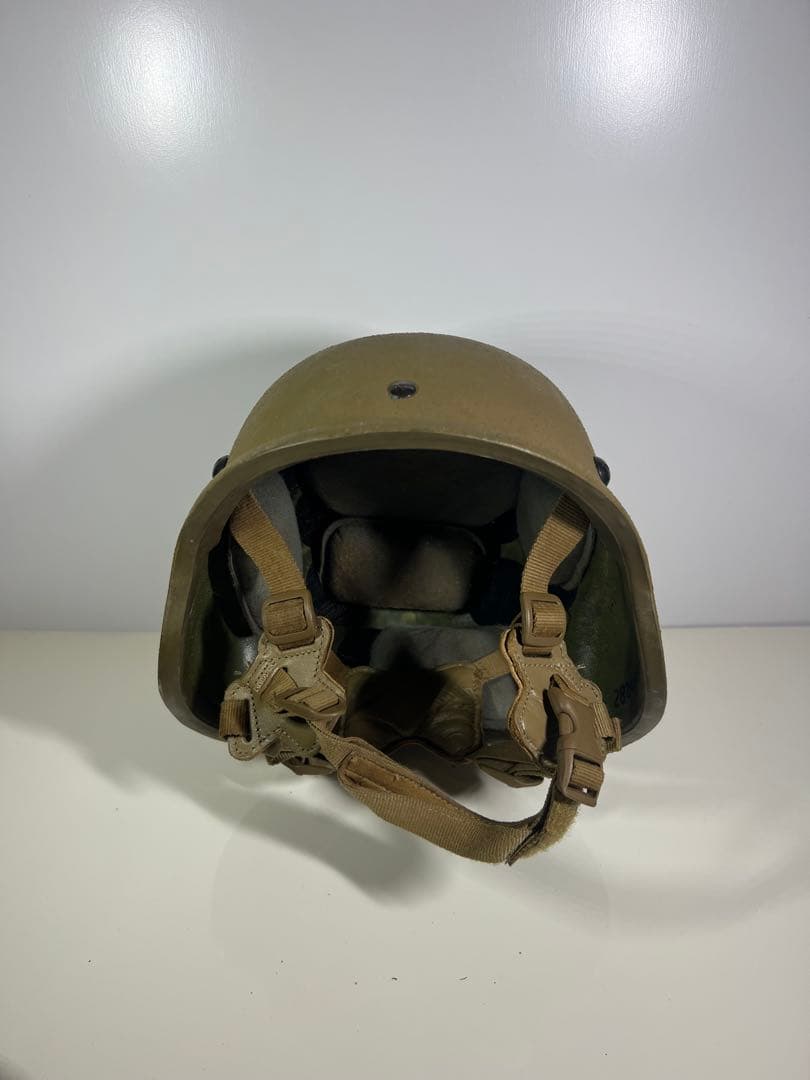 米軍 実物 PASGT ヘルメット 1987年官給品 ケブラー 米海兵隊放出品