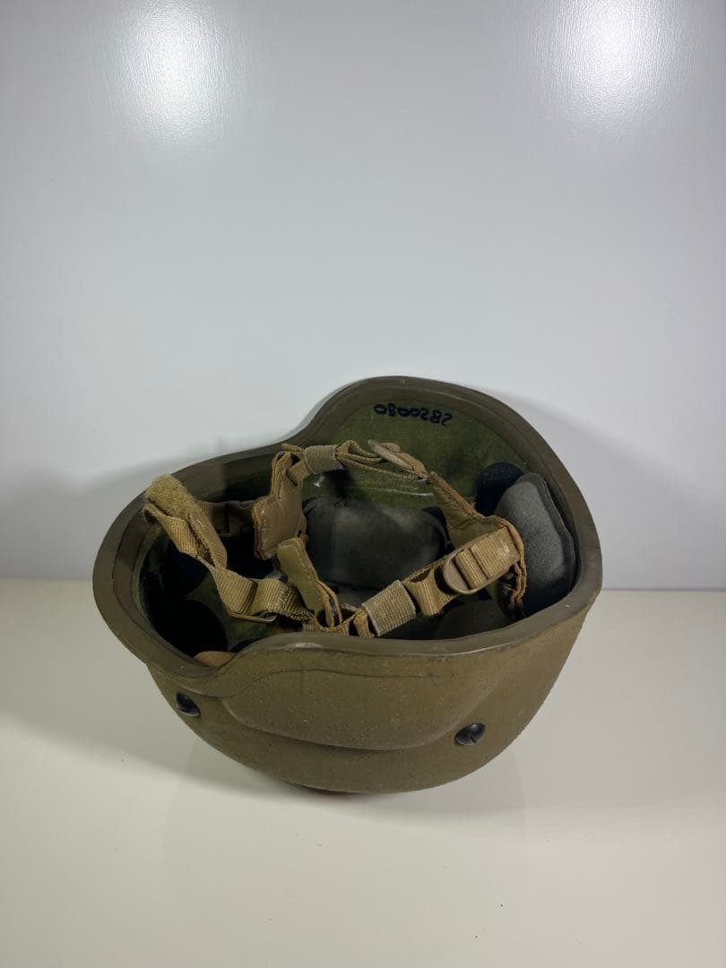 米軍 実物 PASGT ヘルメット 1987年官給品 ケブラー 米海兵隊放出品