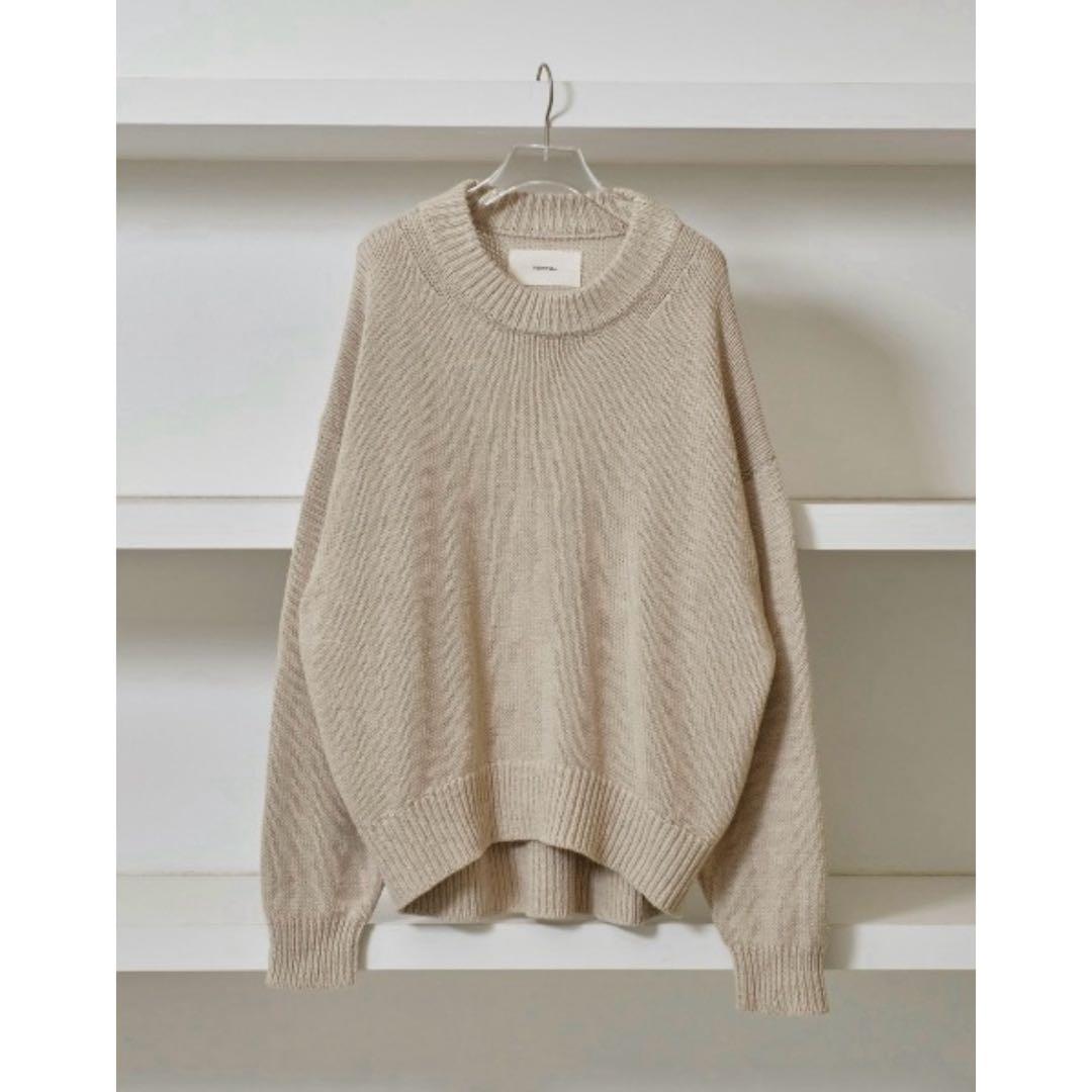 トップス TODAYFUL Roundhem Linen Knit