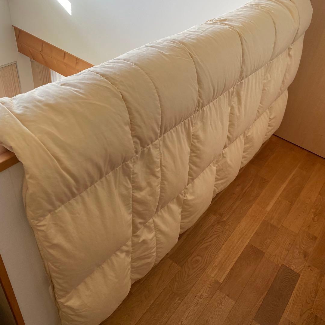 イワタ IWATA 羽毛布団 190×210 ダブル DE-QM89-222