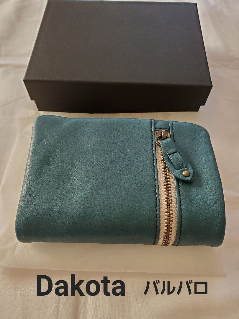 【廃盤】Dakota ダコタ バルバロ 二つ折り財布 青緑