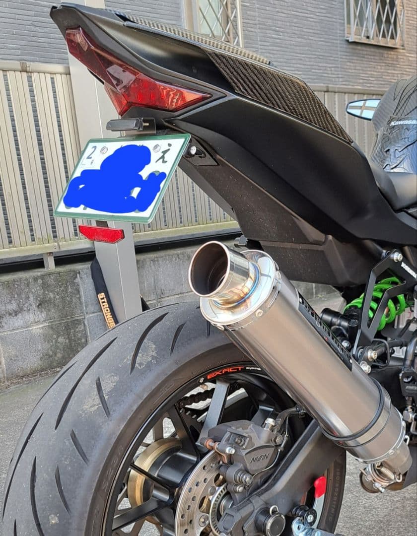 ZX-25R ZX-4R用 ポッシュフェンダーレスキット ナノウインカー付き