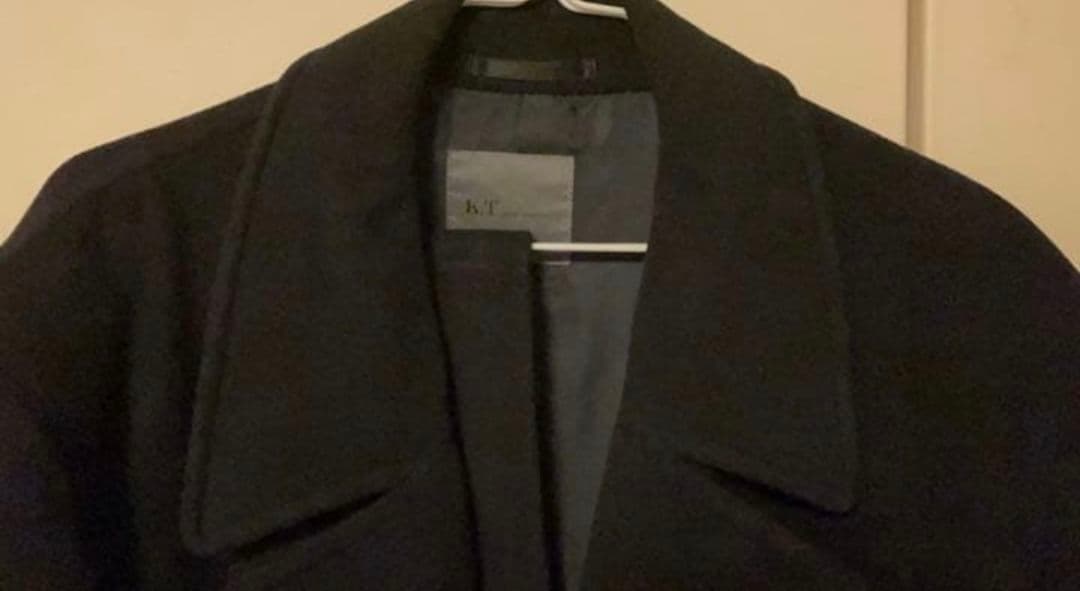 K.T.pour homme ダブルチェスターコート マキシ丈 約120cm