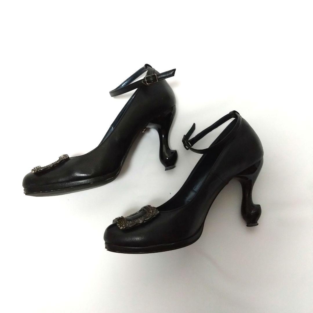 黒執事 ちゃけちょけ パンプス 猫足ヒール セバスチャン 24.5cm